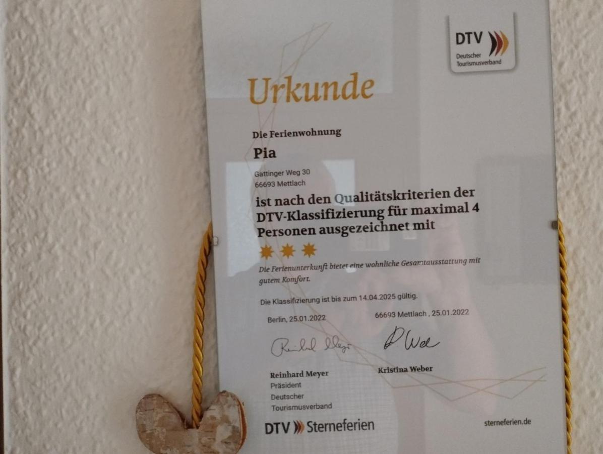 Ferienwohnung Pia Mettlach Bagian luar foto